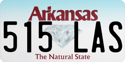 AR license plate 515LAS