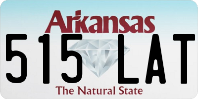 AR license plate 515LAT