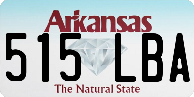 AR license plate 515LBA