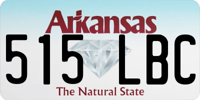 AR license plate 515LBC
