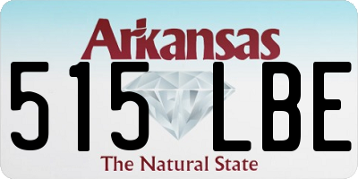 AR license plate 515LBE