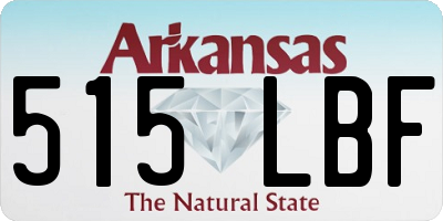 AR license plate 515LBF