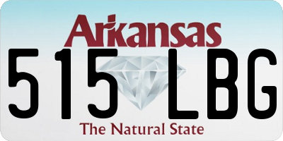 AR license plate 515LBG