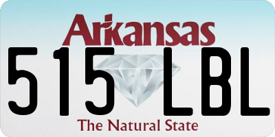 AR license plate 515LBL