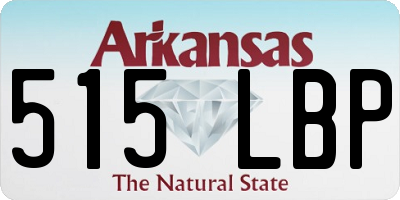 AR license plate 515LBP