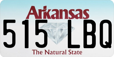 AR license plate 515LBQ