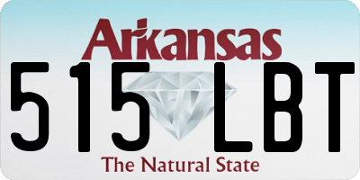 AR license plate 515LBT