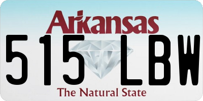 AR license plate 515LBW