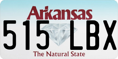 AR license plate 515LBX