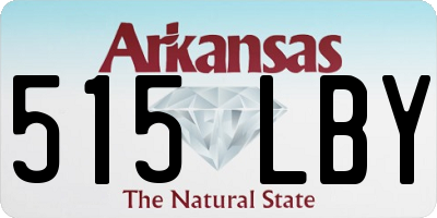 AR license plate 515LBY