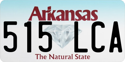 AR license plate 515LCA