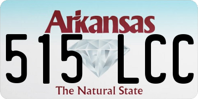 AR license plate 515LCC