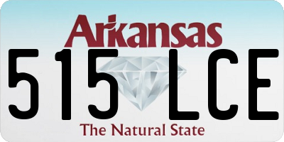 AR license plate 515LCE