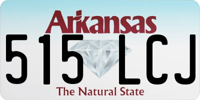 AR license plate 515LCJ