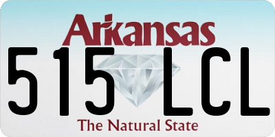 AR license plate 515LCL