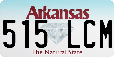 AR license plate 515LCM