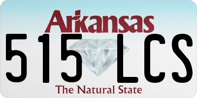 AR license plate 515LCS