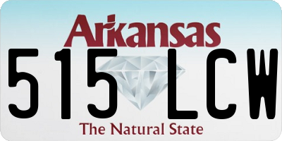 AR license plate 515LCW