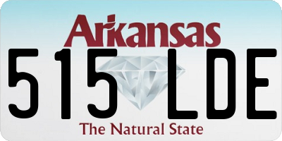 AR license plate 515LDE