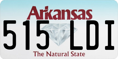 AR license plate 515LDI