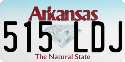 AR license plate 515LDJ