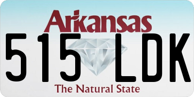 AR license plate 515LDK