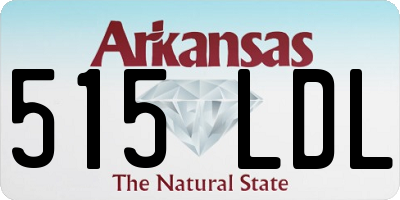 AR license plate 515LDL