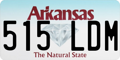AR license plate 515LDM