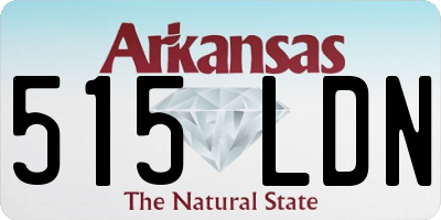 AR license plate 515LDN