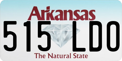 AR license plate 515LDO