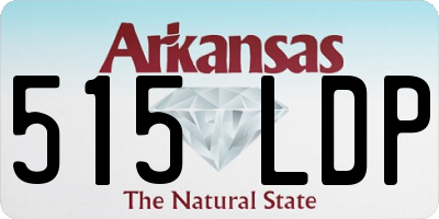 AR license plate 515LDP