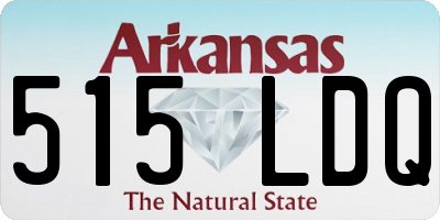 AR license plate 515LDQ