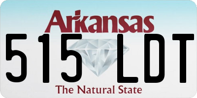 AR license plate 515LDT