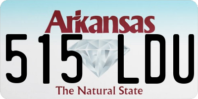 AR license plate 515LDU