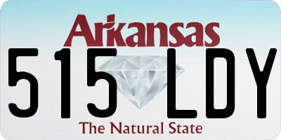 AR license plate 515LDY