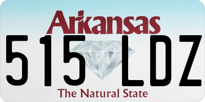 AR license plate 515LDZ