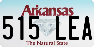 AR license plate 515LEA