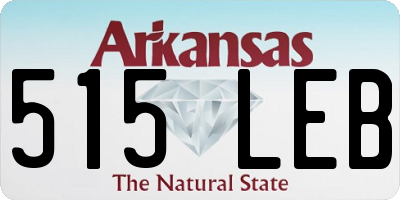 AR license plate 515LEB