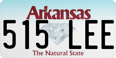 AR license plate 515LEE