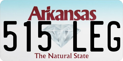 AR license plate 515LEG