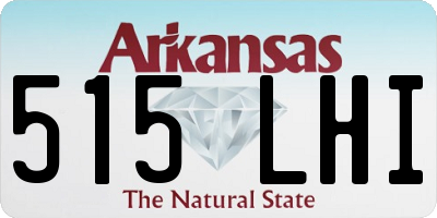 AR license plate 515LHI