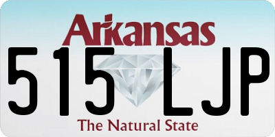 AR license plate 515LJP