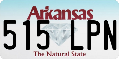 AR license plate 515LPN