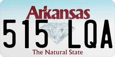 AR license plate 515LQA