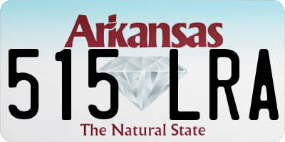 AR license plate 515LRA