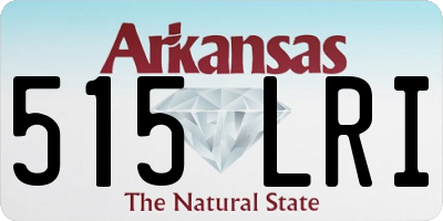 AR license plate 515LRI