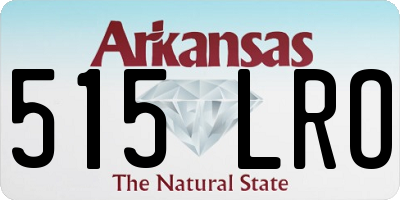 AR license plate 515LRO