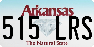 AR license plate 515LRS