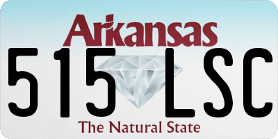 AR license plate 515LSC