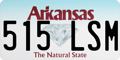 AR license plate 515LSM